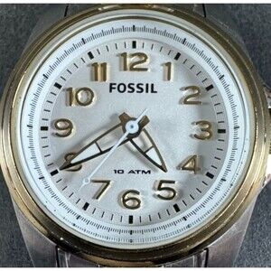 FOSSIL Two-Tone Classic Watch Steel Gold 29mm AMB-4275